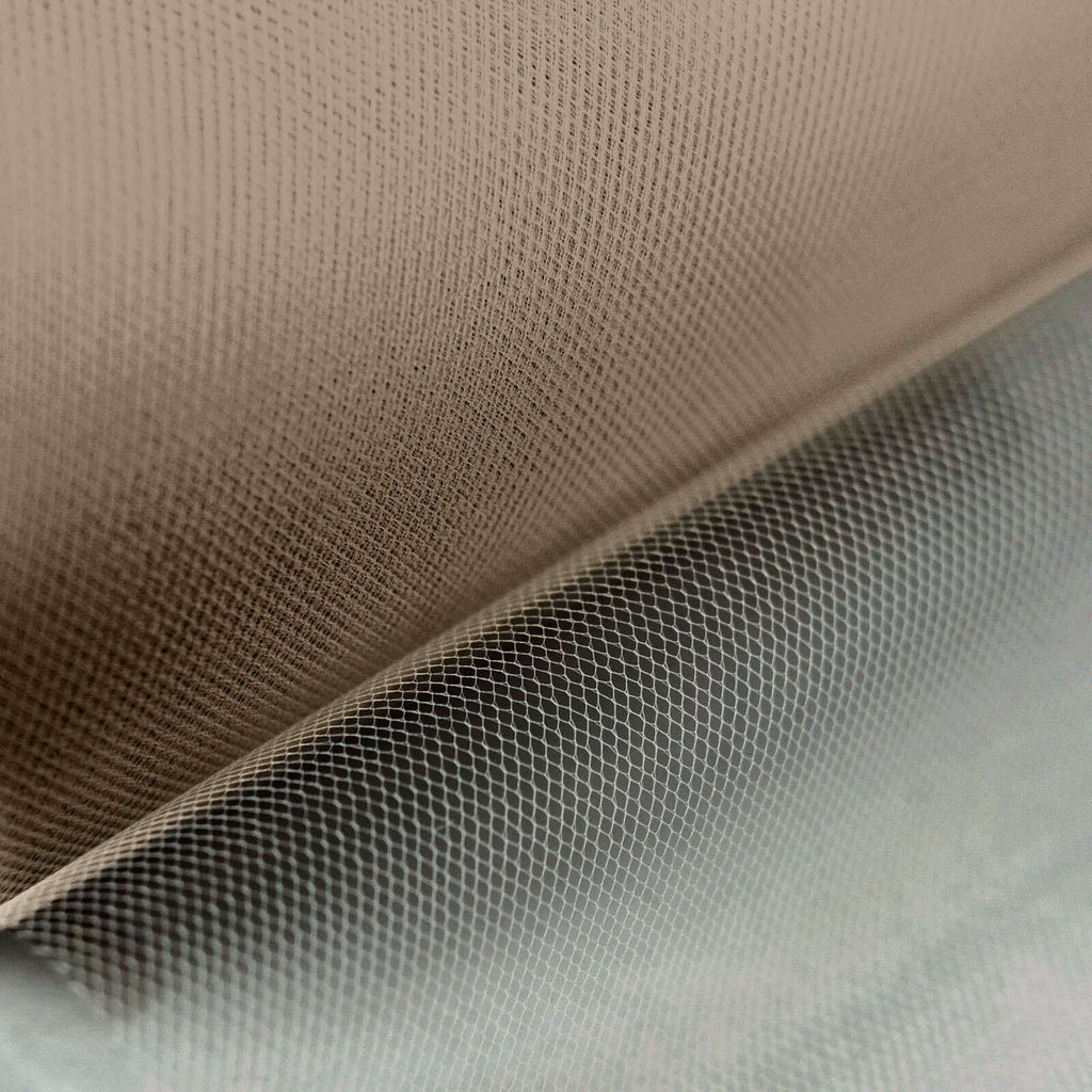 6"x100 Yards Taupe Tulle Fabric Bolt, Sheer Fabric Spool Roll For Crafts - Bell Racket Store