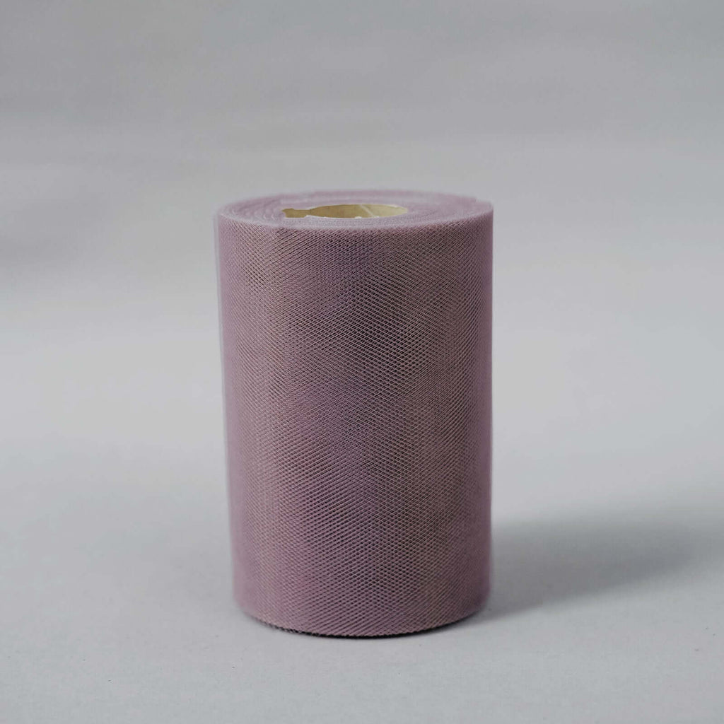 6"x100 Yards Violet Amethyst Tulle Fabric Bolt, Sheer Fabric Spool Roll For Crafts - Bell Racket Store