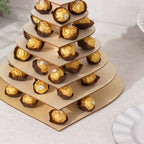 7 - Tier Wooden Chocolate Display Stand Heart Shape Natural with "Love" Topper - DIY Dessert Table Tower Rack 16" - Bell Racket Store
