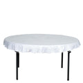 Vinyl Tablecloth Clear Eco-Friendly Round - Reliable PVC Tablecloth 70" 10 Mil Thick
