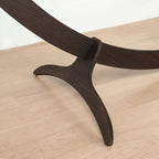 7.4ft Natural Brown Wood Round Event Party Arbor Backdrop Stand, Rustic DIY Wedding Arch - Bell Racket Store