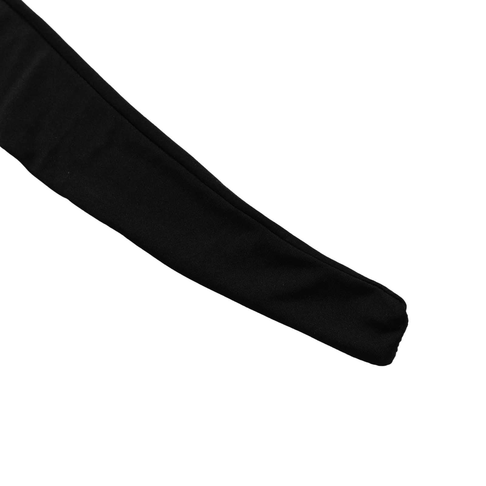 7.5ft Black Spandex Crescent Moon Wedding Arch Cover, Custom Fitted Chiara Backdrop Stand Cover - Bell Racket Store