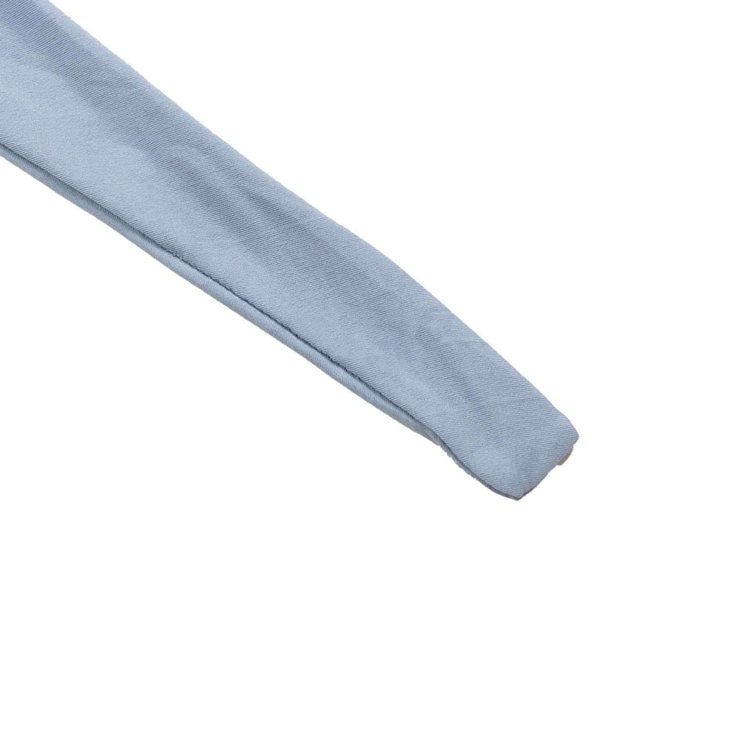 7.5ft Dusty Blue Spandex Crescent Moon Wedding Arch Cover, Custom Fitted Chiara Backdrop Stand Cover - Bell Racket Store