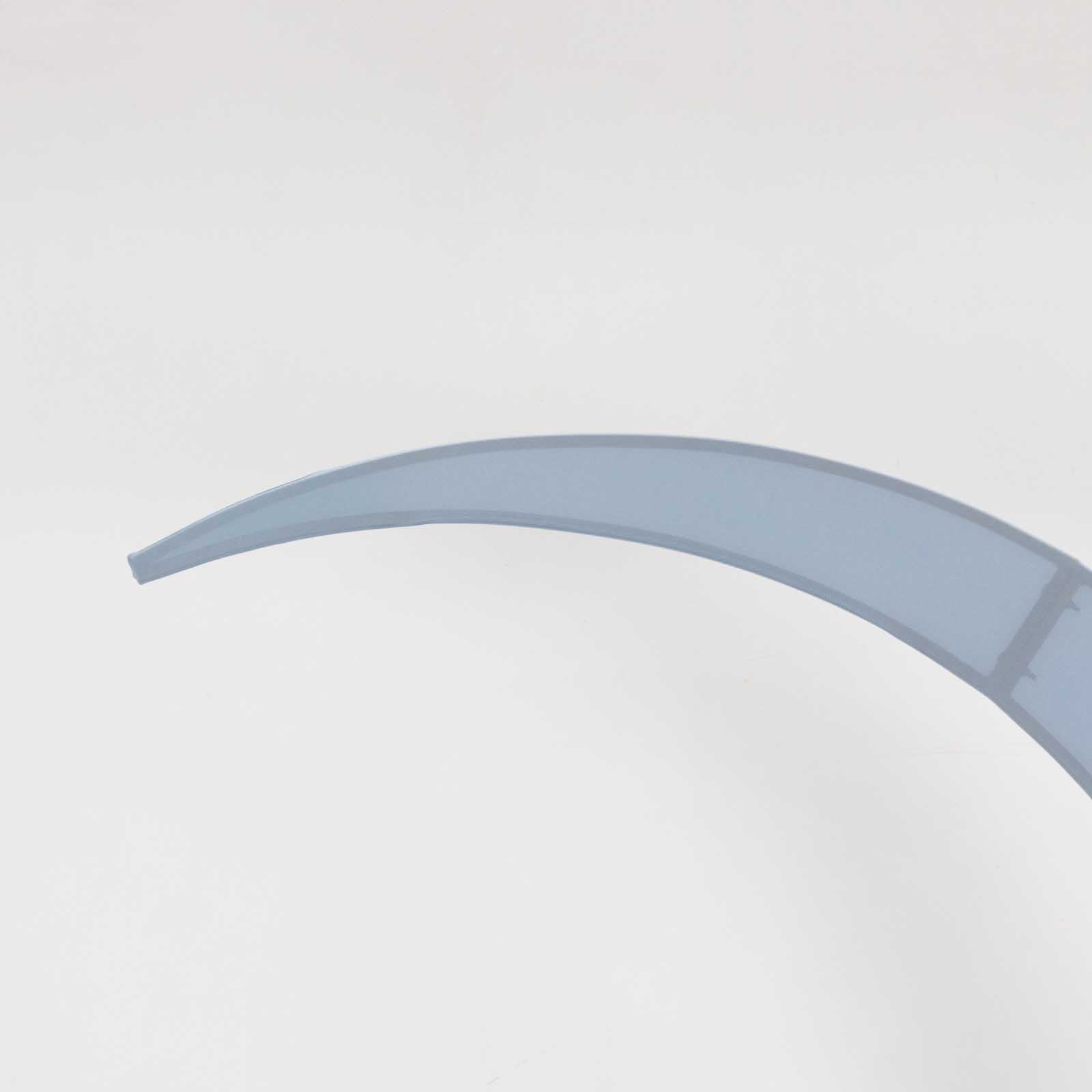 7.5ft Dusty Blue Spandex Crescent Moon Wedding Arch Cover, Custom Fitted Chiara Backdrop Stand Cover - Bell Racket Store