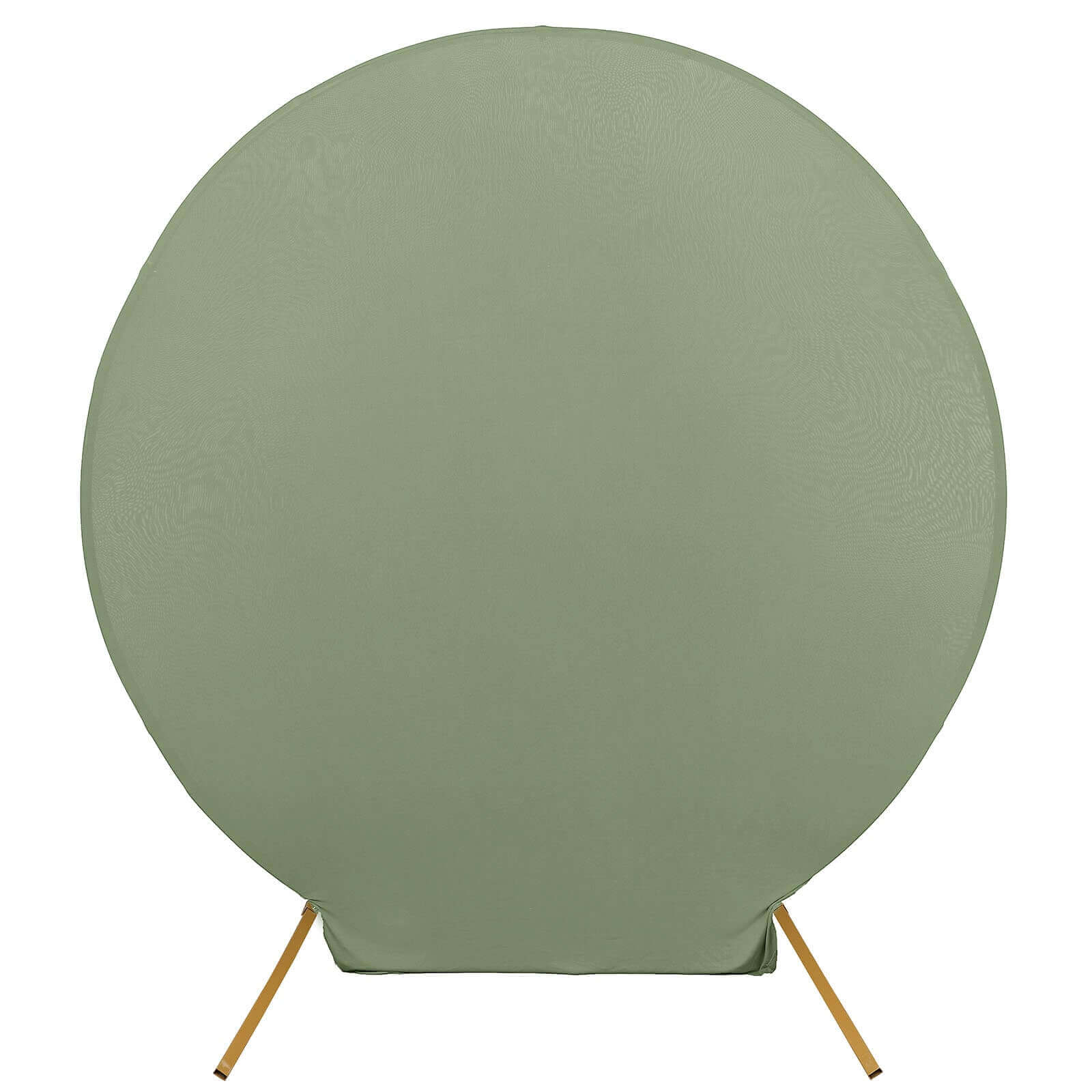 7.5ft Dusty Sage Green Round Spandex Fit Party Backdrop Stand Cover - Bell Racket Store