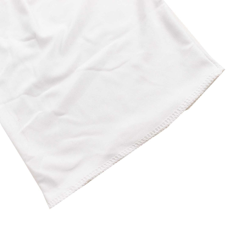 7.5ft White Spandex Crescent Moon Wedding Arch Cover, Custom Fitted Chiara Backdrop Stand Cover - Bell Racket Store