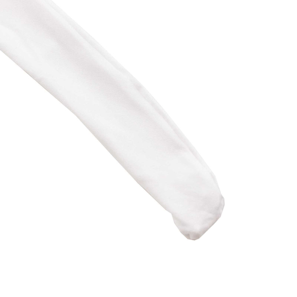 7.5ft White Spandex Crescent Moon Wedding Arch Cover, Custom Fitted Chiara Backdrop Stand Cover - Bell Racket Store