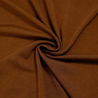7ft Cinnamon Brown Spandex Fitted Chiara Backdrop Stand Cover For Round Top Wedding Arch - Bell Racket Store