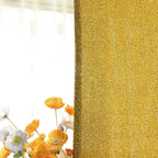 7ft Gold Shimmer Tinsel Spandex Chiara Backdrop Stand Cover For Fitted Round Top Wedding Arch - Bell Racket Store