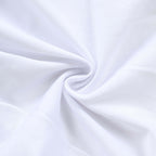7ft Matte White Spandex Fitted Chiara Backdrop Stand Cover For Round Top Wedding Arch - Bell Racket Store