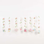 8 Pack Double Sided Floral Tea Party Paper Garland, 40" Pre - Assembled Mixed Teapot Banner Hanging Decorations - Bell Racket Store