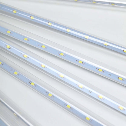 8 Tubes LED Hanging String Lights Icicle Design Clear - Waterproof Snowfall Effect 12" - NestOCart