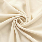 8ft Beige Spandex Fitted Wedding Arch Cover For Half Moon Top Chiara Backdrop Stand - Bell Racket Store