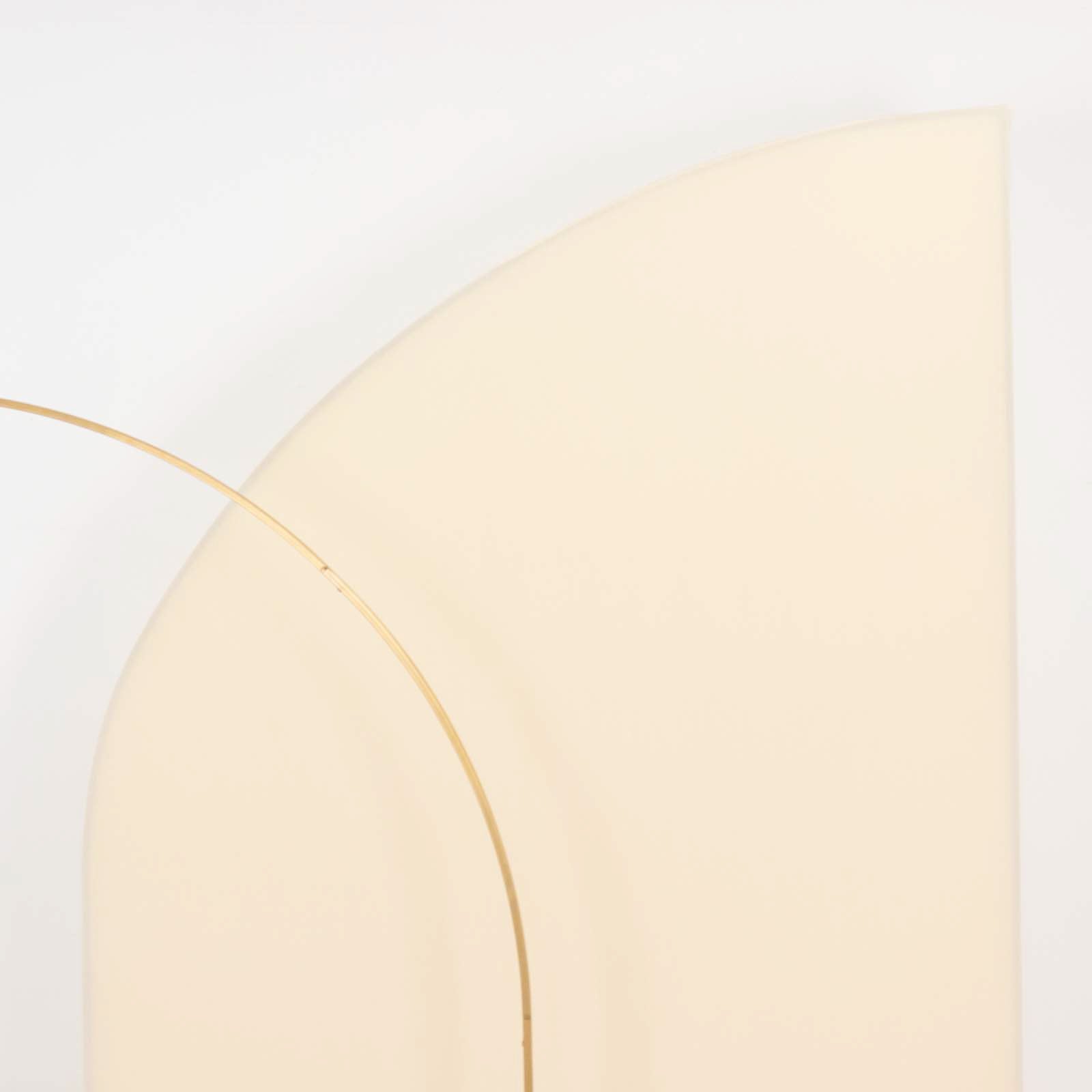 8ft Beige Spandex Fitted Wedding Arch Cover For Half Moon Top Chiara Backdrop Stand - Bell Racket Store