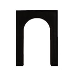 8ft Black Spandex Backdrop Stand Cover for Arc de Triomphe Stand, Stretch Fitted Floral Balloon Frame Wedding Arch Cover - Bell Racket Store