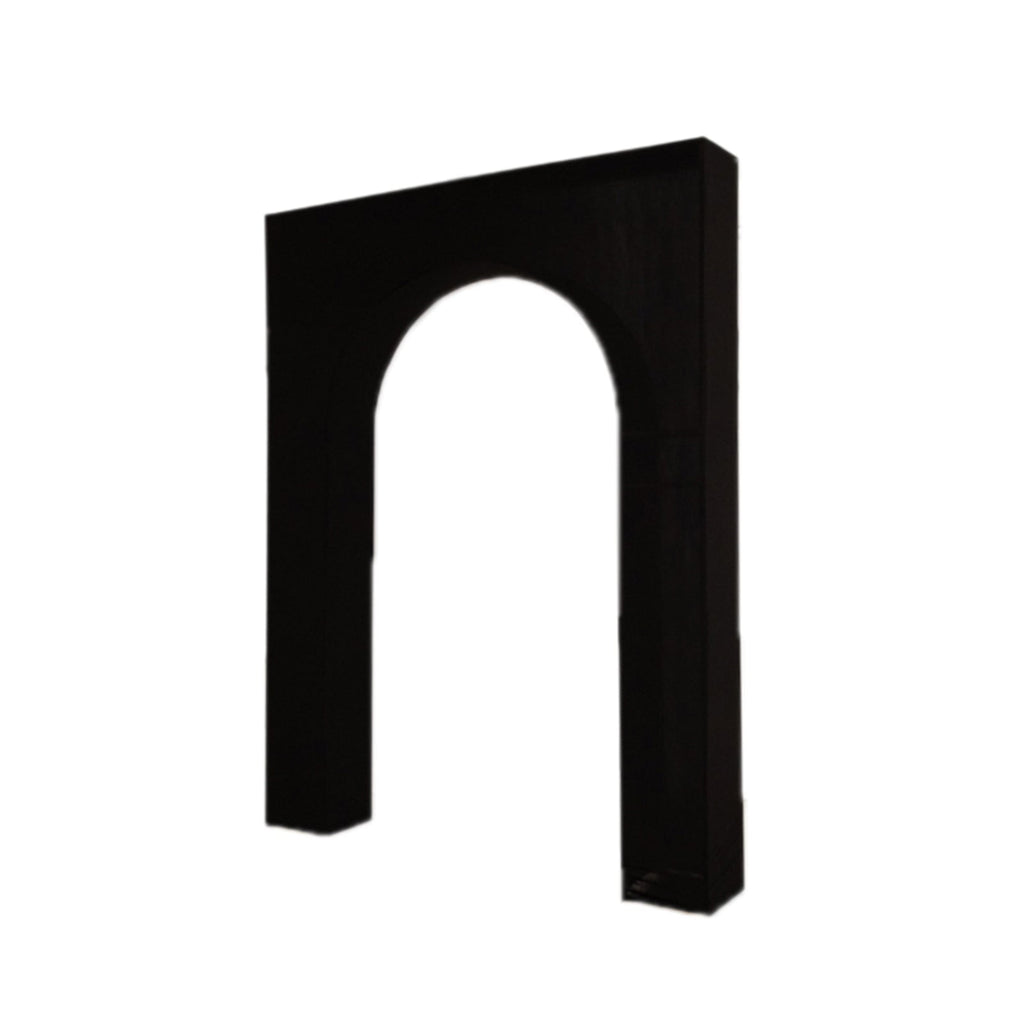 8ft Black Spandex Backdrop Stand Cover for Arc de Triomphe Stand, Stretch Fitted Floral Balloon Frame Wedding Arch Cover - Bell Racket Store