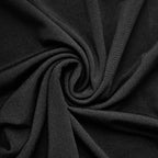 8ft Black Spandex Fitted Open Arch Wedding Arch Cover, Double - Sided U - Shaped Backdrop Slipcover - Bell Racket Store