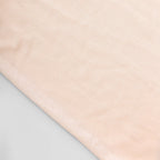 8ft Blush Spandex Fitted Open Arch Wedding Arch Cover, Double - Sided U - Shaped Backdrop Slipcover - Bell Racket Store