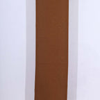 8ft Cinnamon Brown Spandex Fitted Open Arch Wedding Arch Cover, Double - Sided U - Shaped Backdrop Slipcover - Bell Racket Store