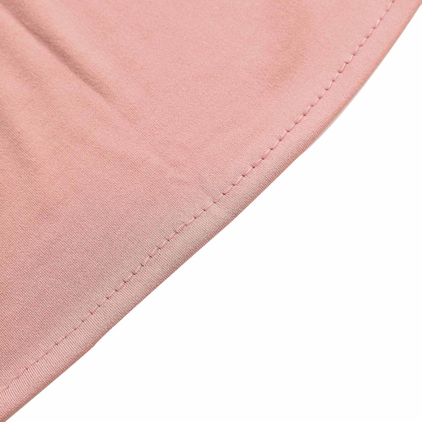 8ft Dusty Rose Spandex Fitted Wedding Arch Cover For Half Moon Top Chiara Backdrop Stand - Bell Racket Store