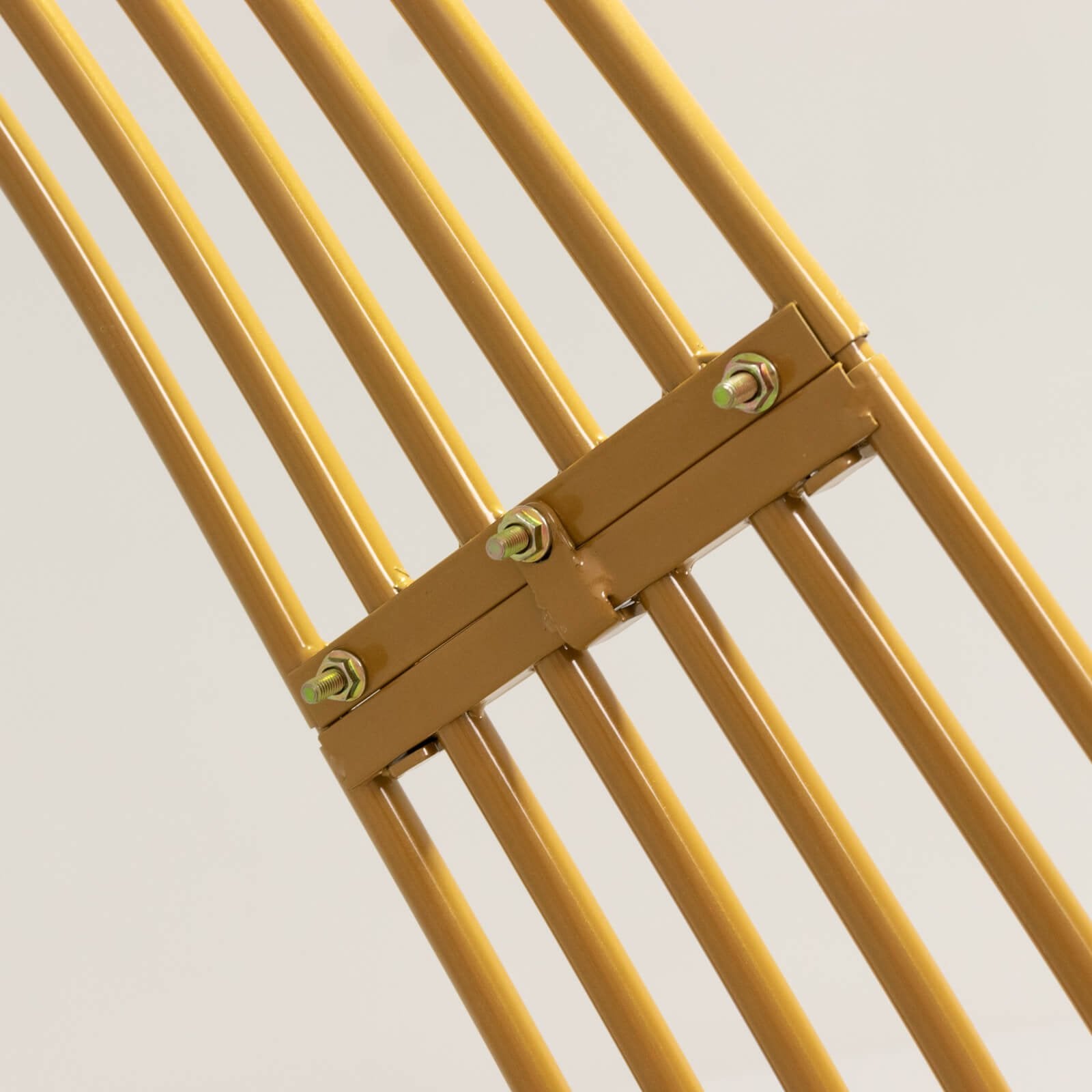 8ft Gold Metal Dome Wedding Arch, Heavy - Duty Backdrop Stand 3D Floral Balloon Frame - Bell Racket Store