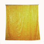 8ft Gold Metallic Fringe Shag Event Drapery Panel, Shimmery Tinsel Polyester Divider Backdrop Curtain - Bell Racket Store