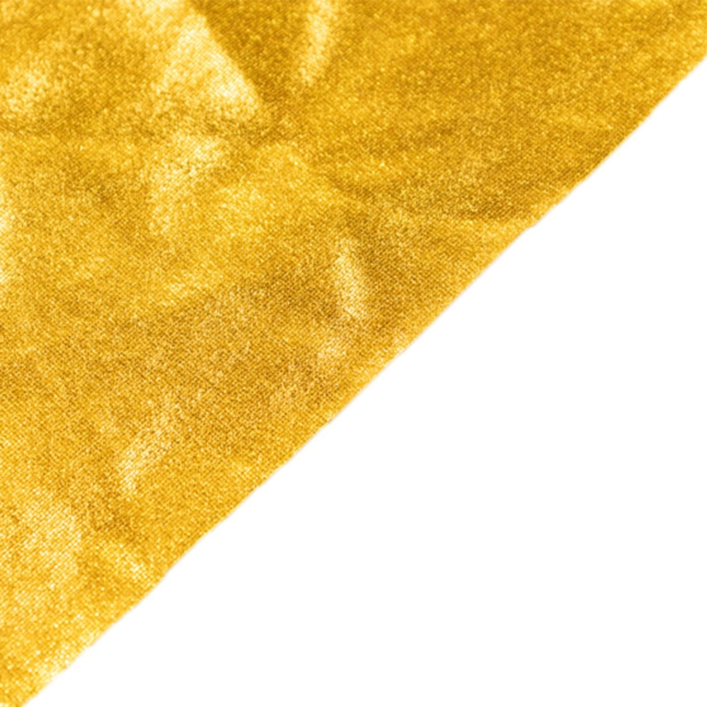 8ft Gold Metallic Spandex Backdrop Stand Cover for Arc de Triomphe Stand, Stretch Fitted Floral Balloon Frame Wedding Arch Cover - Bell Racket Store