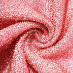 8ft Rose Gold Spandex Fitted U - Shaped Wedding Arch Cover With Shimmer Tinsel Finish, Double - Sided Open Arch Backdrop Slipcover - Bell Racket Store