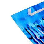 8ft Royal Blue Metallic Tinsel Foil Fringe Doorway Curtain Party Backdrop - Bell Racket Store