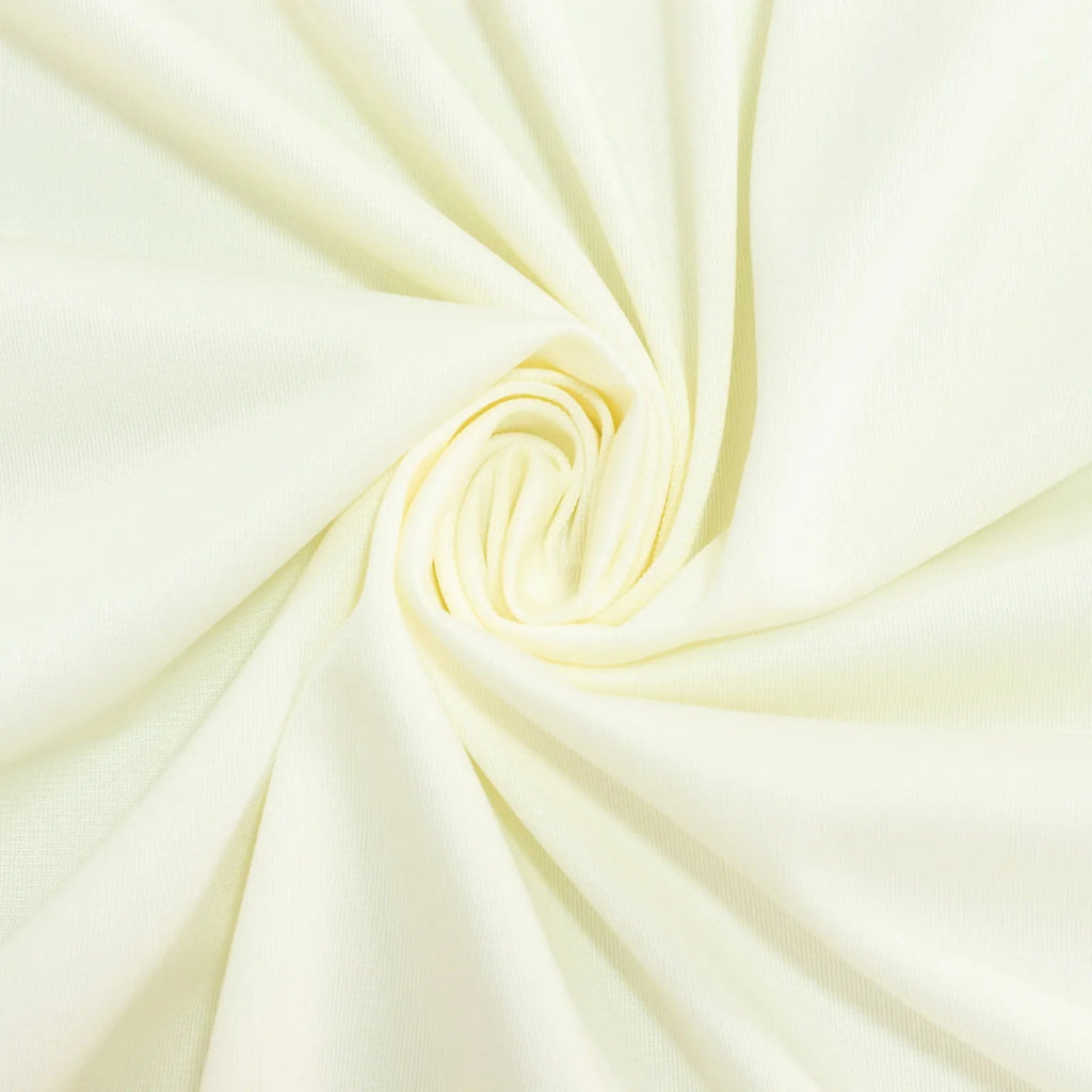 8ft Scuba Rectangular Fitted Tablecloth Ivory â€“ Wrinkle - Free, Stain Resistant - Bell Racket Store