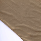 8ft Taupe Spandex Fitted Open Arch Wedding Arch Cover, Double - Sided U - Shaped Backdrop Slipcover - Bell Racket Store