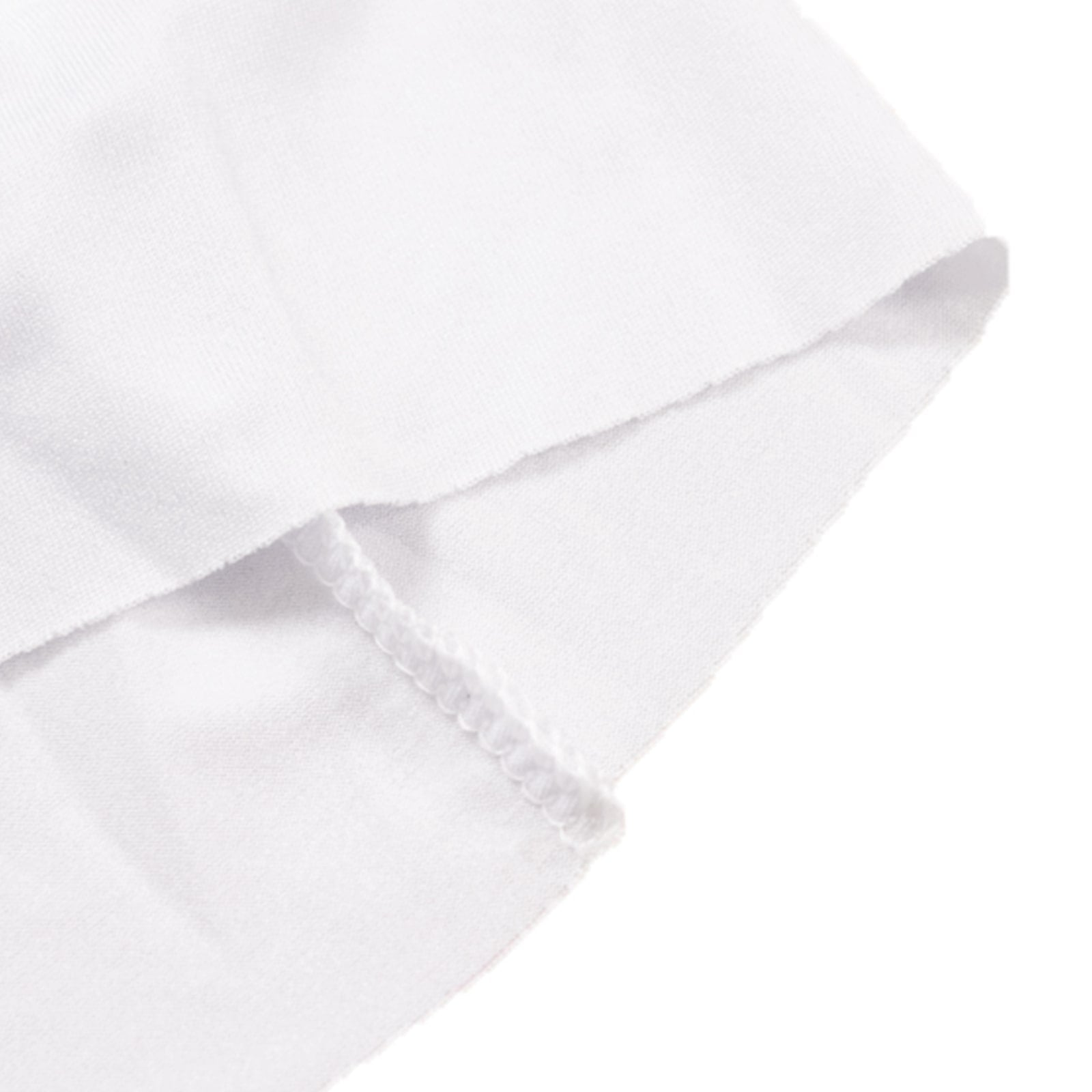 8ft White Spandex Backdrop Stand Cover for Arc de Triomphe Stand, Stretch Fitted Floral Balloon Frame Wedding Arch Cover - Bell Racket Store