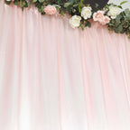 8ftx10ft Blush Satin Event Curtain Drapes, Backdrop Event Panel - Bell Racket Store