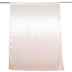 8ftx10ft Blush Satin Event Curtain Drapes, Backdrop Event Panel - Bell Racket Store