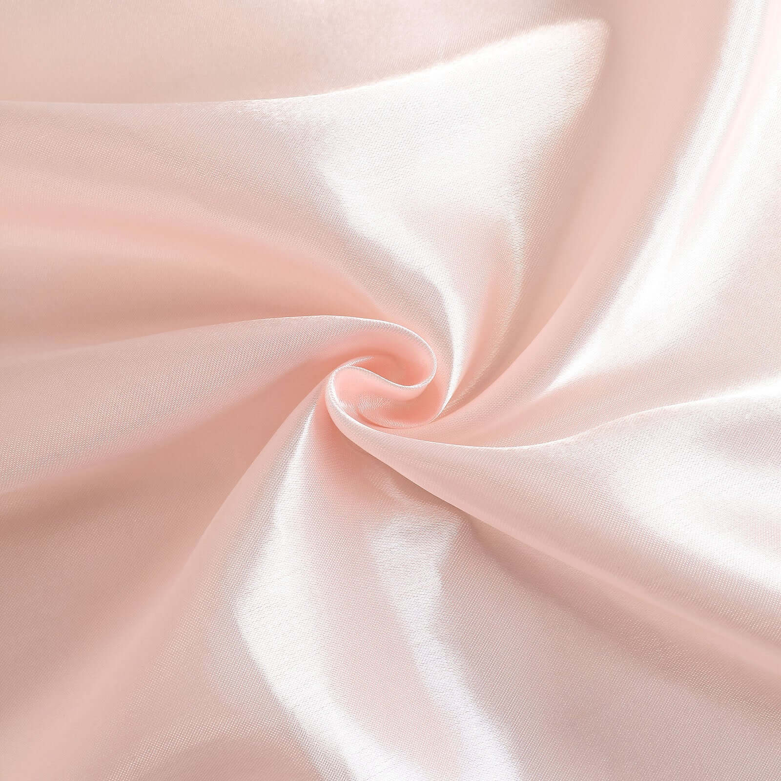 8ftx10ft Blush Satin Event Curtain Drapes, Backdrop Event Panel - Bell Racket Store