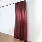 8ftx10ft Burgundy Satin Event Curtain Drapes, Backdrop Event Panel - Bell Racket Store