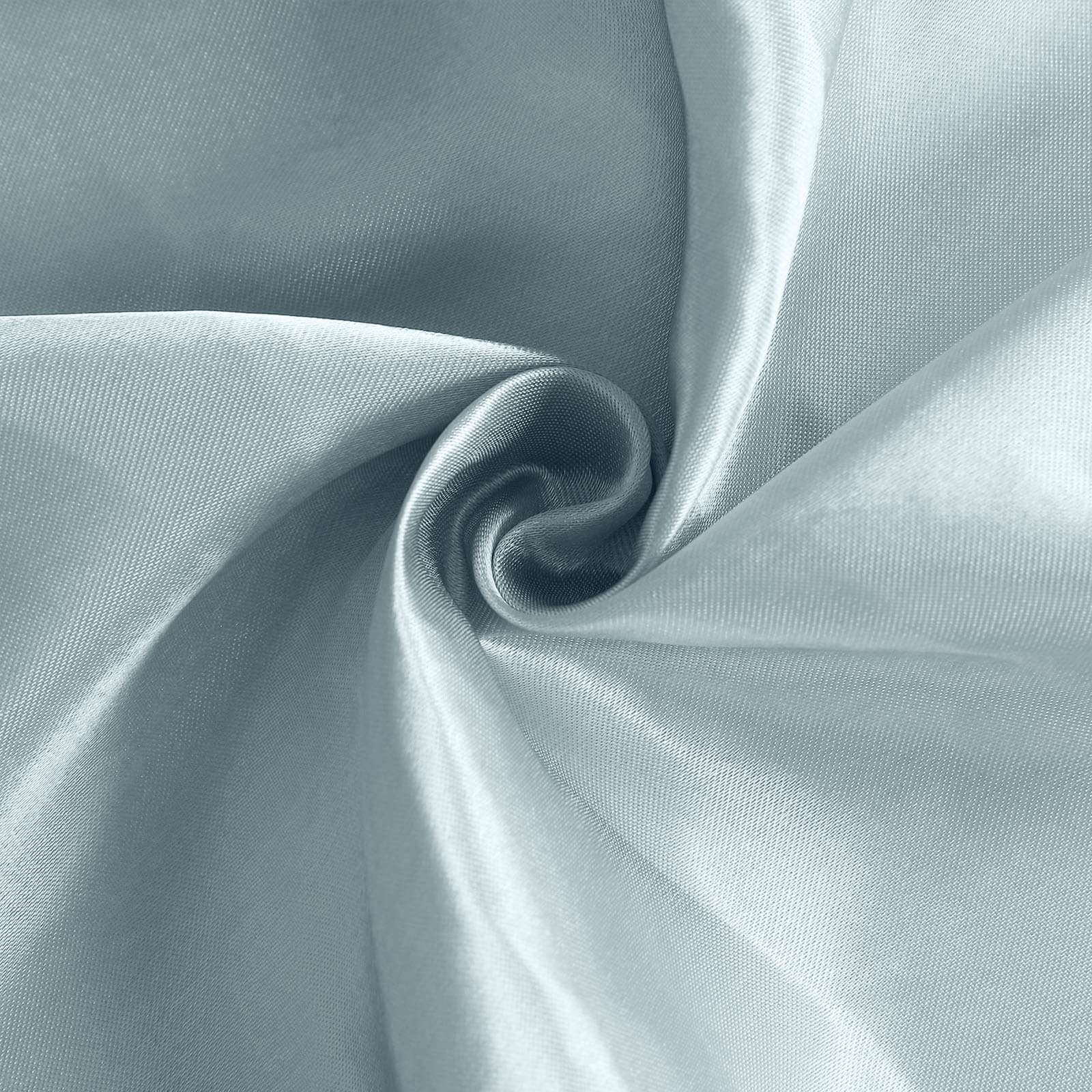 8ftx10ft Dusty Blue Satin Event Curtain Drapes, Backdrop Event Panel - Bell Racket Store