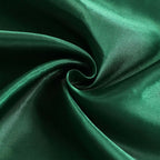 8ftx10ft Hunter Emerald Green Satin Event Curtain Drapes, Backdrop Event Panel - Bell Racket Store
