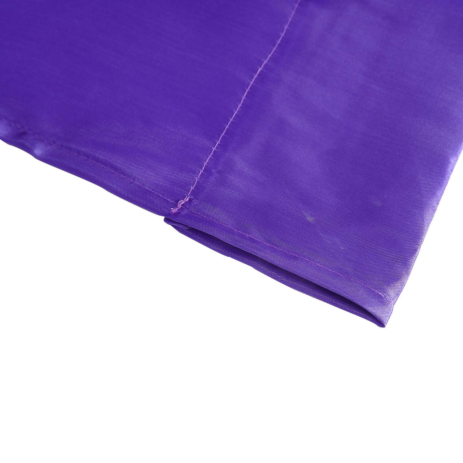 8ftx10ft Purple Satin Event Curtain Drapes, Backdrop Event Panel - Bell Racket Store