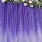 8ftx10ft Purple Satin Event Curtain Drapes, Backdrop Event Panel - Bell Racket Store
