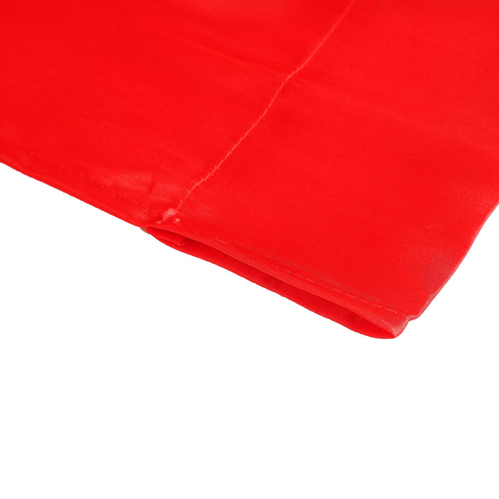 8ftx10ft Red Satin Event Curtain Drapes, Backdrop Event Panel - Bell Racket Store
