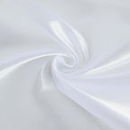 8ftx10ft White Satin Event Curtain Drapes, Backdrop Event Panel - Bell Racket Store