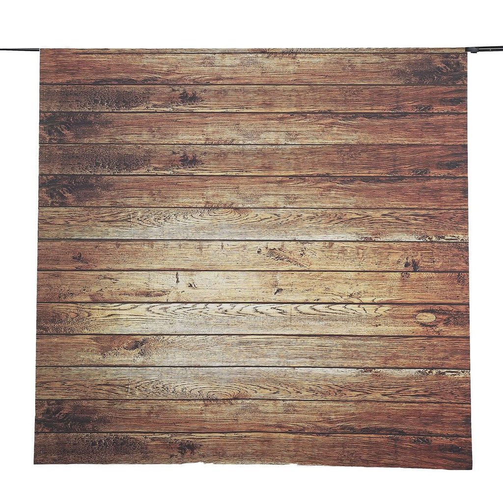 8ftx7ft Vintage Brown Wood Panel Vinyl Retro Photo Shoot Backdrop, Photography Background - Bell Racket Store