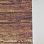 8ftx7ft Vintage Brown Wood Panel Vinyl Retro Photo Shoot Backdrop, Photography Background - Bell Racket Store