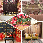 8ftx8ft Dark Brown 3D Wood Panel Vinyl Party Photography Backdrop, Photo Shoot Natural Background - Bell Racket Store