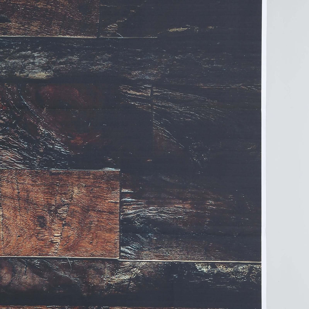 8ftx8ft Dark Brown 3D Wood Panel Vinyl Party Photography Backdrop, Photo Shoot Natural Background - Bell Racket Store