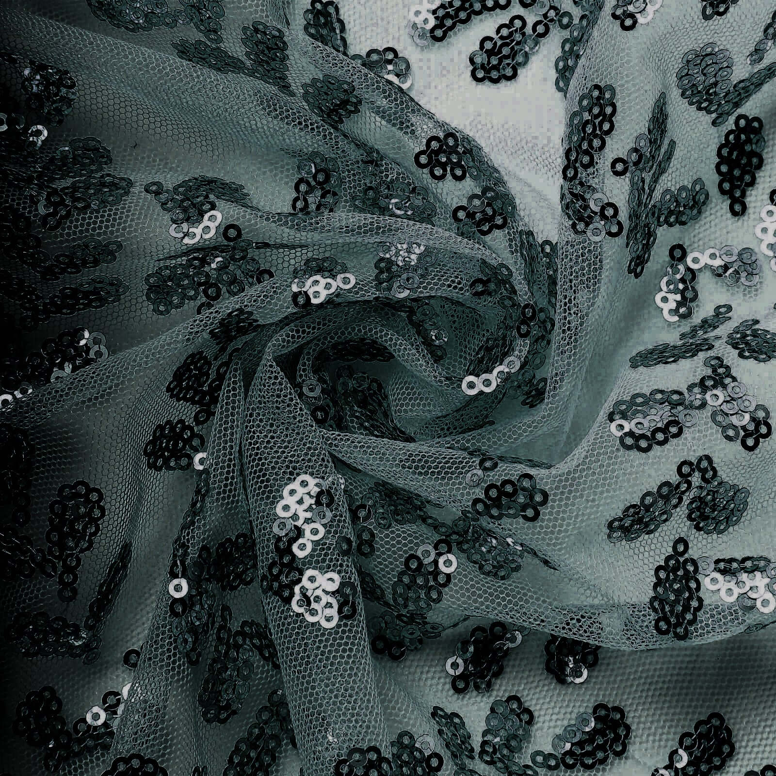 8ftx8ft Hunter Emerald Green Embroider Sequin Event Curtain Drapes, Sparkly Sheer Backdrop Event Panel With Embroidery Leaf - Bell Racket Store