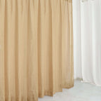 8ftx8ft Natural Jute Faux Burlap Event Curtain Drapes With Rod Pockets, Rustic Photography Backdrop Event Panel - Bell Racket Store