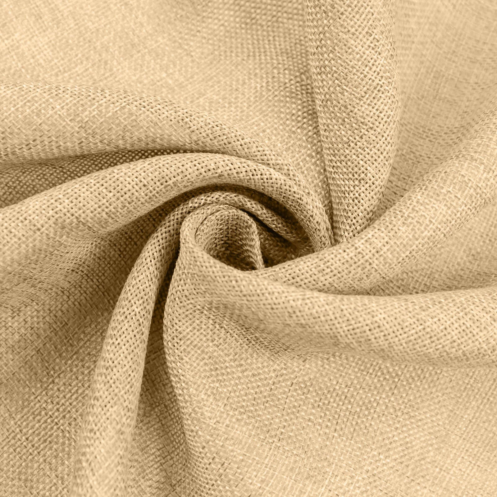 8ftx8ft Natural Jute Faux Burlap Event Curtain Drapes With Rod Pockets, Rustic Photography Backdrop Event Panel - Bell Racket Store