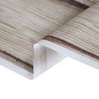 8ftx8ft Rustic White Washed Wood Panel Vinyl Photography Backdrop, Party Photo Booth Background - Bell Racket Store